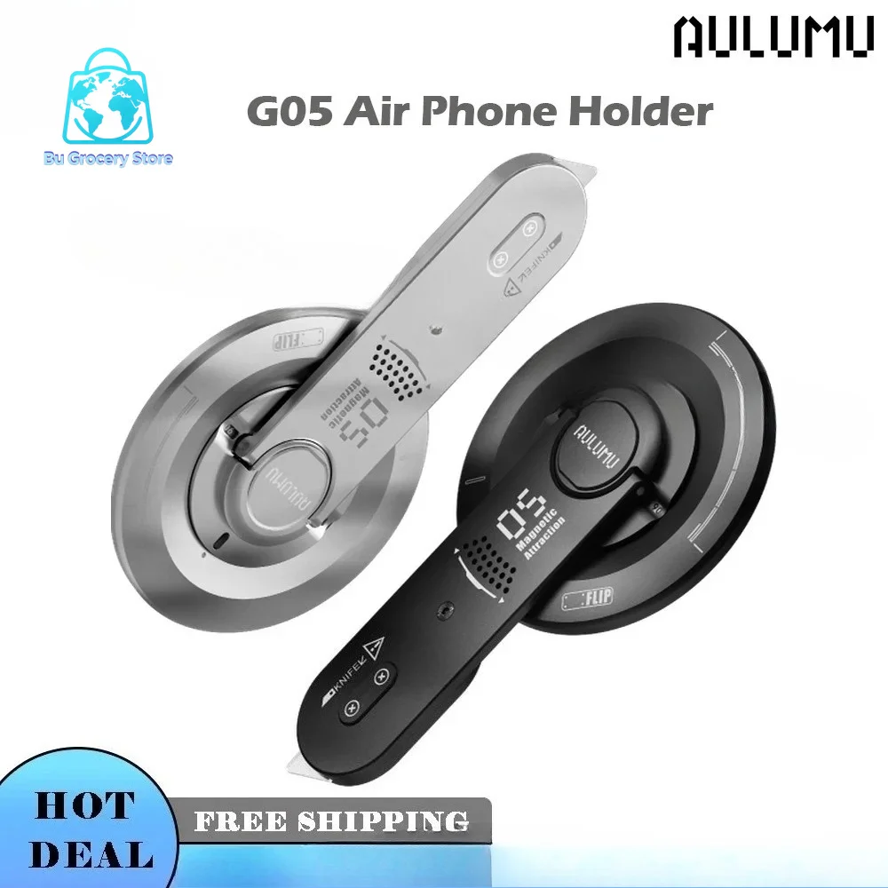 Air Powerful Magnetic Bracket Multi Functional 5-in-1 Aluminum Alloy with Unboxing Device