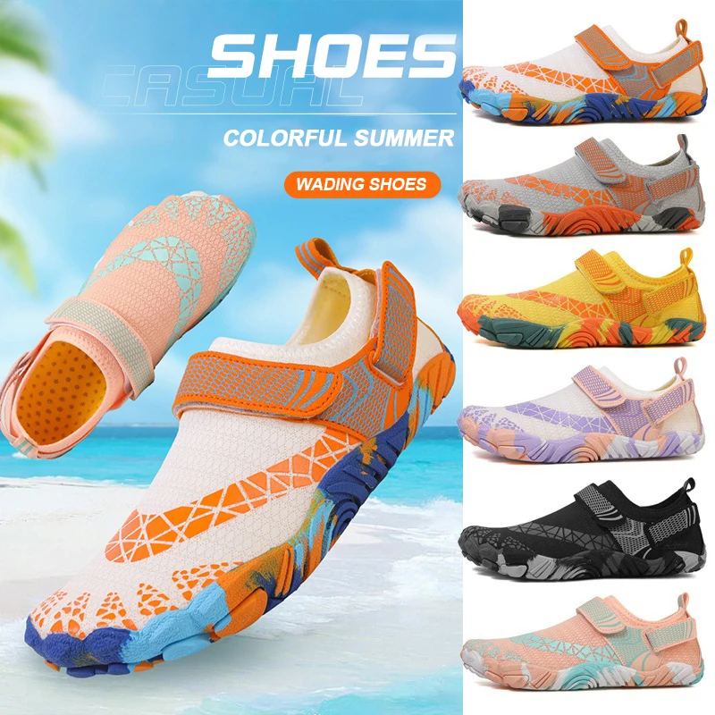 

Спортивная обувь для воды на открытом воздухе, быстросохнущая, противоскользящая, подходит для пляжного туризма, скалолазания, унисекс K056