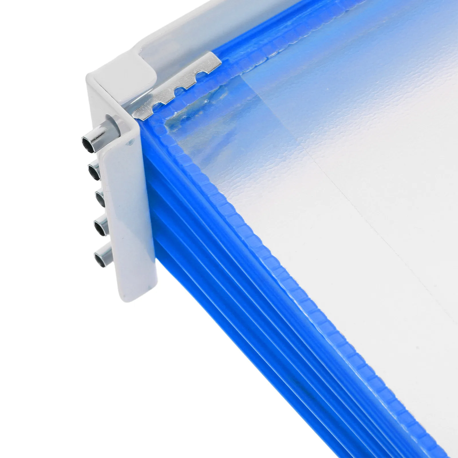 Mounted Document Holder 5 Page Hanging Folder A4 Clear Quick Flip Design Space-Saving Office Organizer File Rack Document Holder