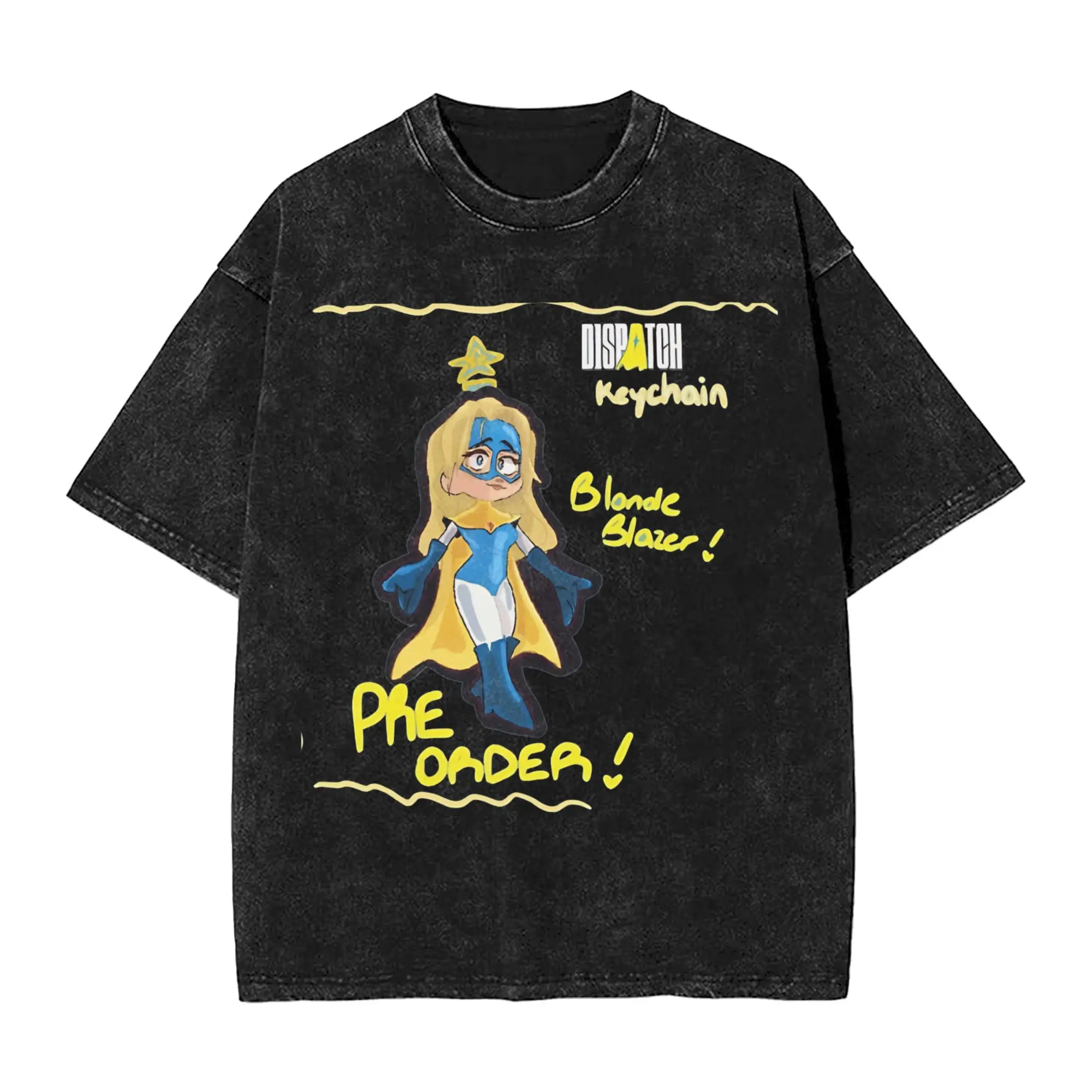 الشارع الشهير غسلها تي شيرت شخصية بواسطة Dispatch لعبة القطن تي شيرت الجدة التي شيرت للرجال الصيف رهيبة عارضة أعلى تيز #1