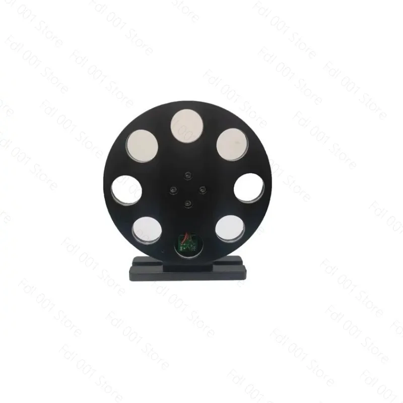 BHOMF05 Electric 6-Position Filter Wheel, 23mm Clear Aperture with 25mm/25.4mm Mount Optical Lens Support Bracket