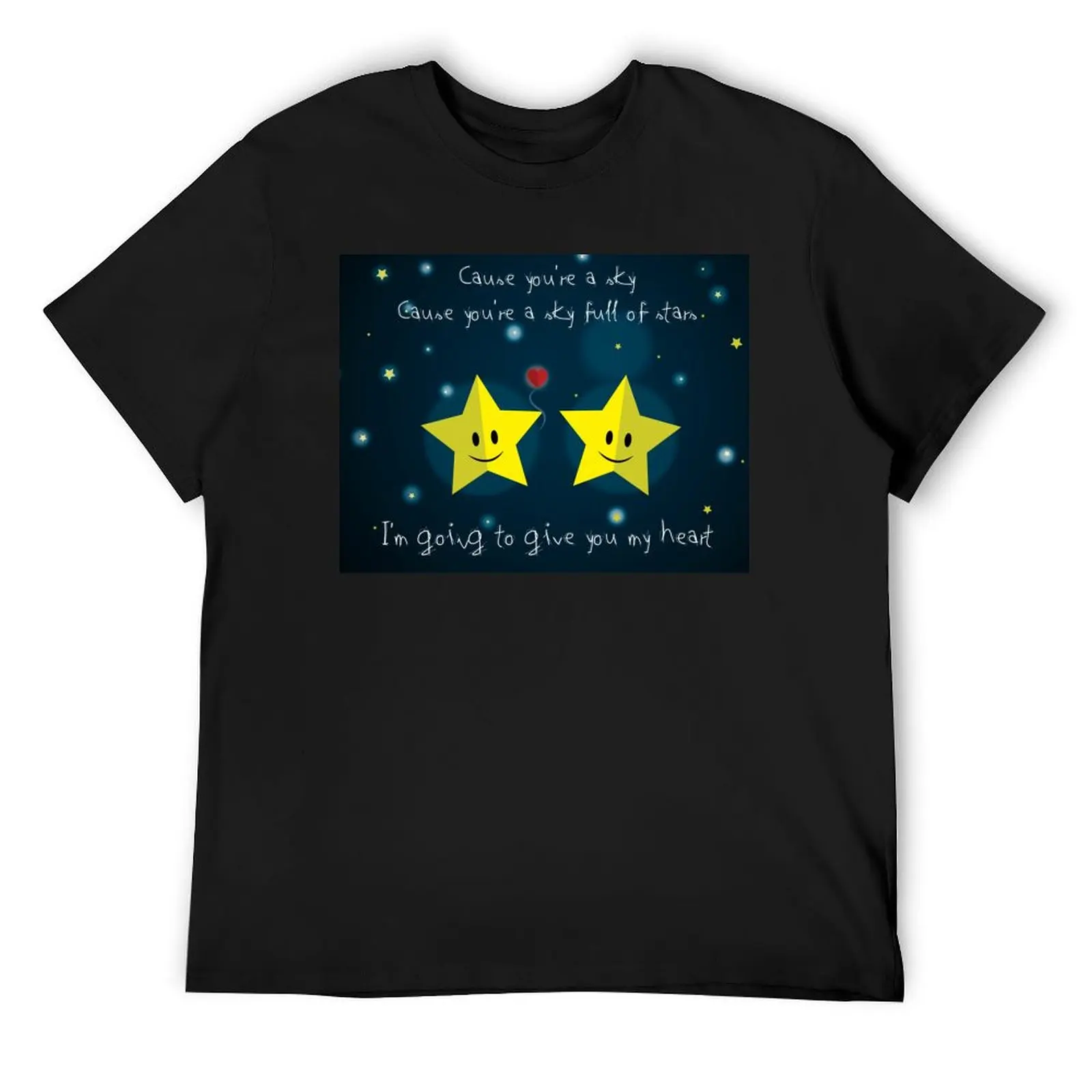 A sky full of stars T-Shirt graphic t shirts customs design your own designer shirts oversized t shirt men