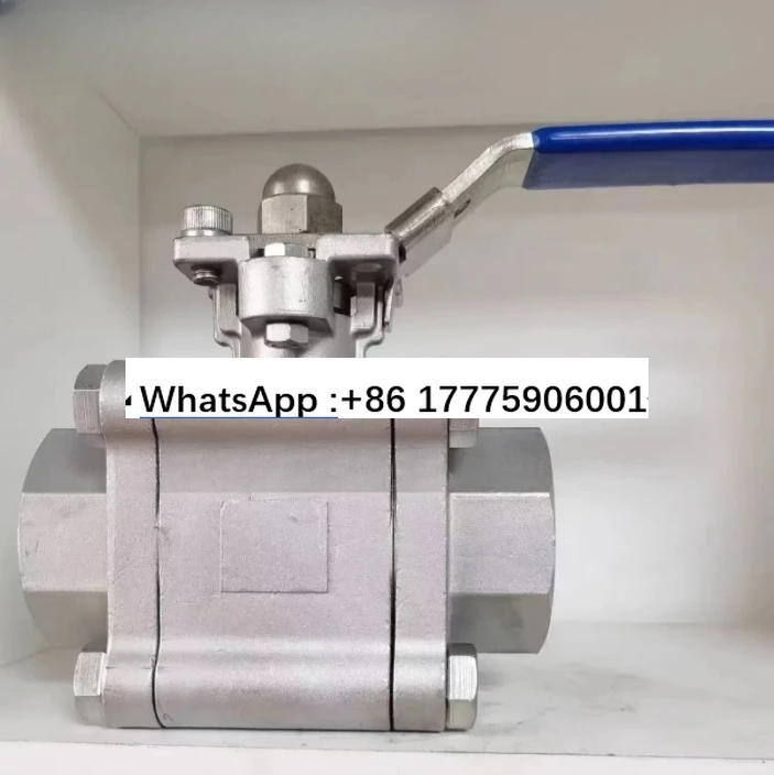 

Нержавеющая сталь 2000WOG, высокая температура и высокое давление, твердый герметичный трехкомпонентный паровой шаровой кран с резьбовым гнездом для стыковой сварки