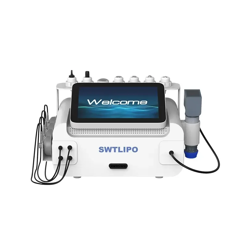 High Power Physiotherapy Shock Wave Machine with EMS Pressotherapy for Body Muscle Relaxation for Clinic and Salon