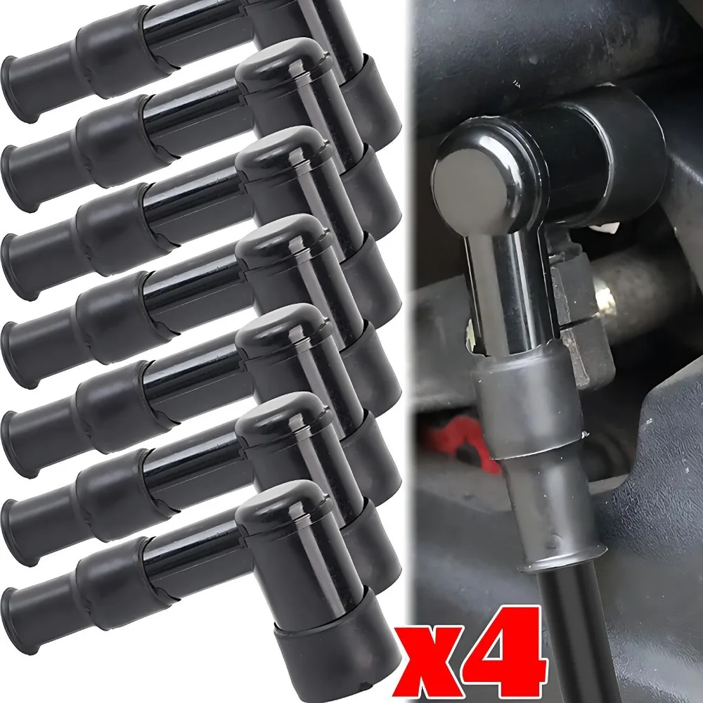 4/1pcs Universal Motorcycle Ignition Spark Plug Cap Moped Scooter Dirt Bike Straddle Type Motorcycle Cub Underbone Spare Parts