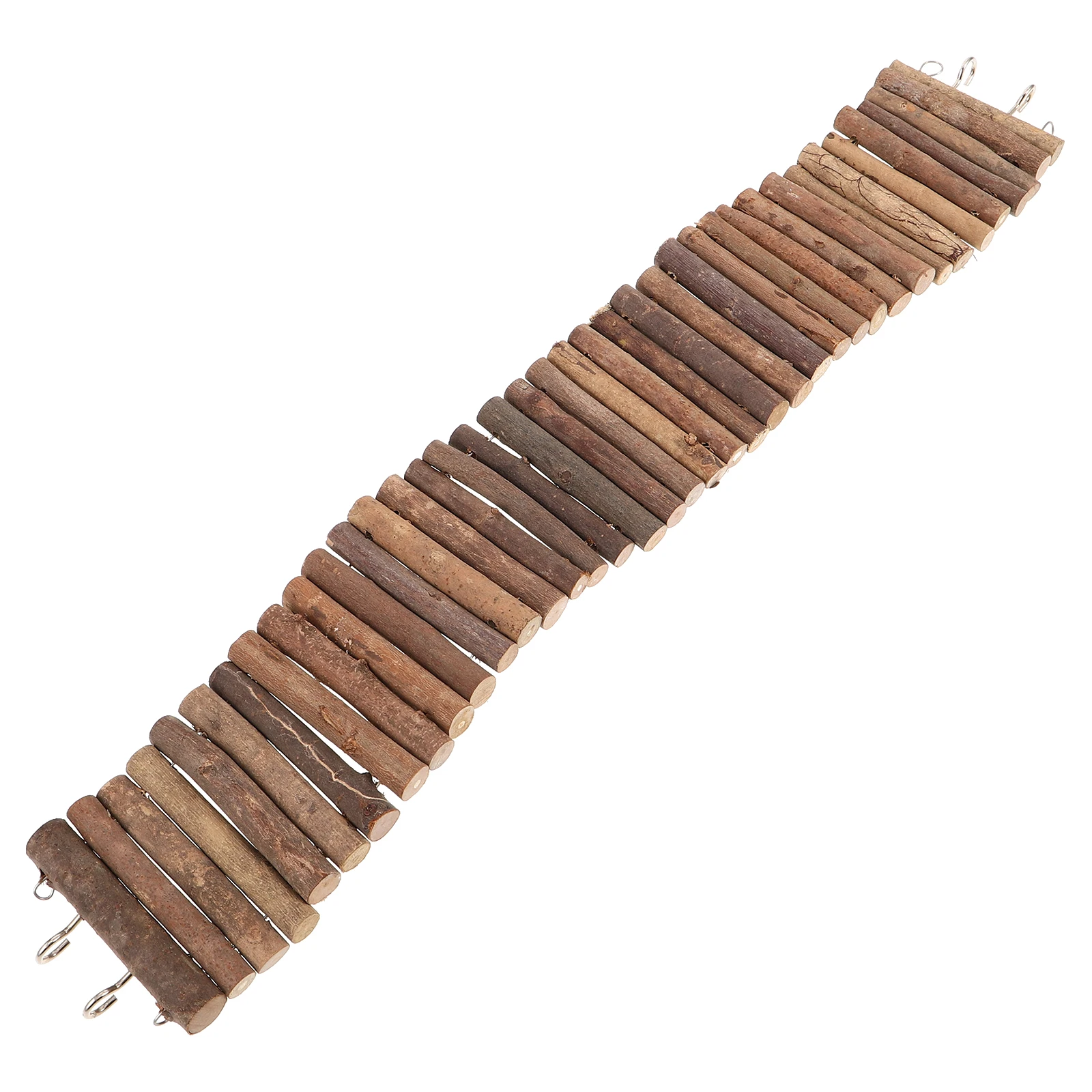 

Pet Hamster Wooden Climbing Bridge For Small Animals Bendable Ladder Tunnel Hideout Rat Mouse Chinchilla Cage Accessories