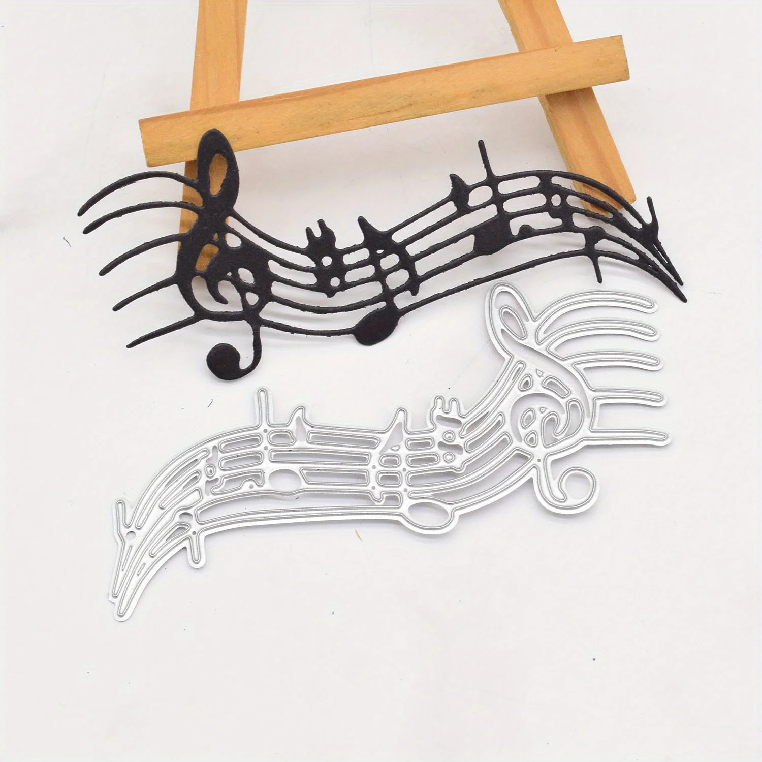 Troqueles de corte de Metal para notas musicales, plantillas para bricolaje, álbum de recortes, fabricación de tarjetas de felicitación, manualidades de papel, 1 ud.