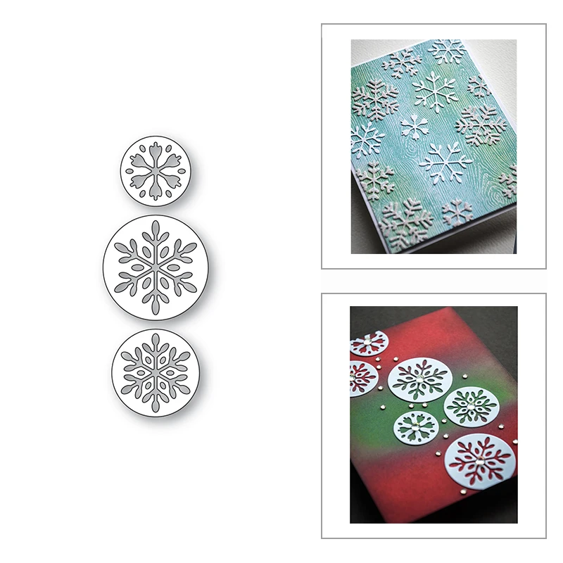 2022 New Christmas Star Burst Snowflake Tray Metal Cutting Die For Paper-cut Process And Business Card Printing Embossed Design