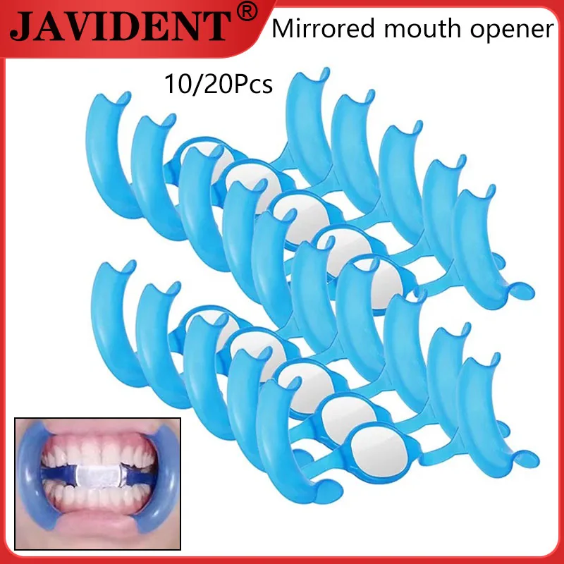 

JAVIDENT10/20 шт., стоматологическое зеркало, ретрактор для отбеливания зубов, автоклавируемые принадлежности для ухода за полостью рта
