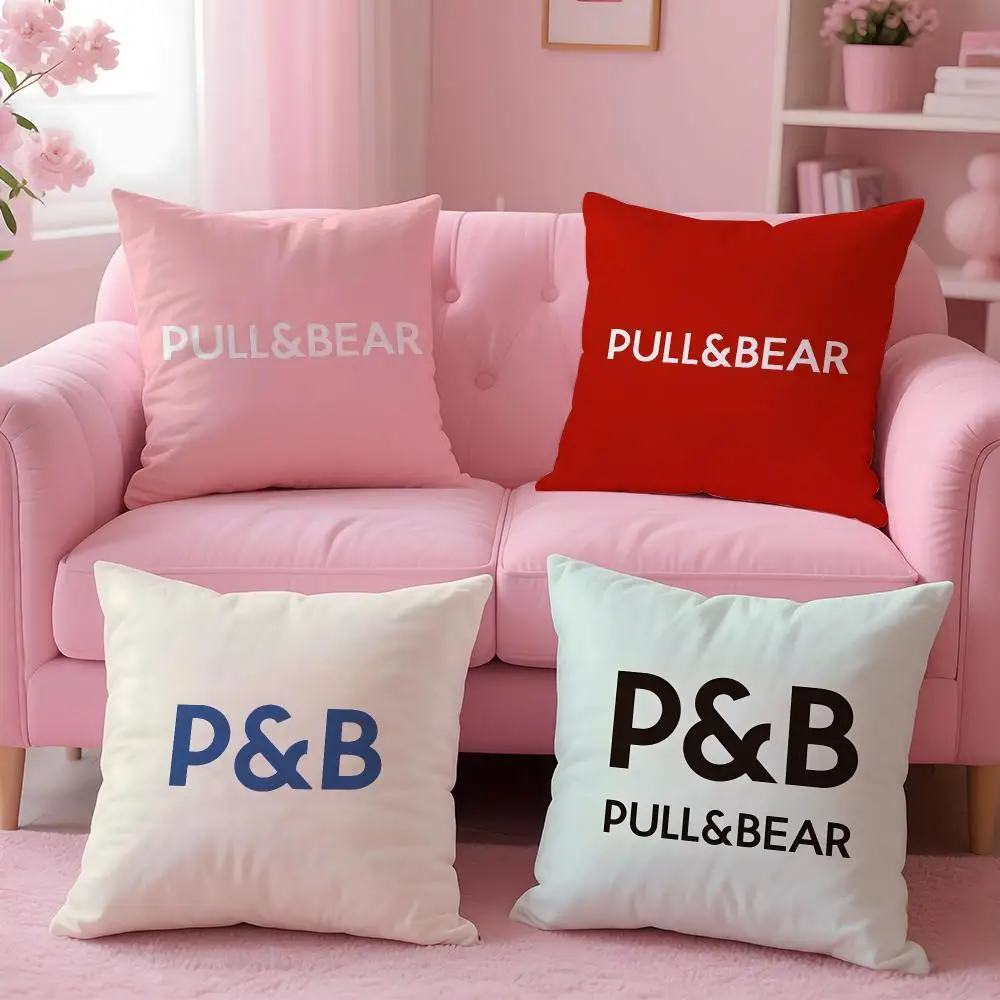 brand Pull&Bear Cushion Cover Soft Washable Pillowcase Cushion Cover for Sofa Bed Car Travel Office Home Decor