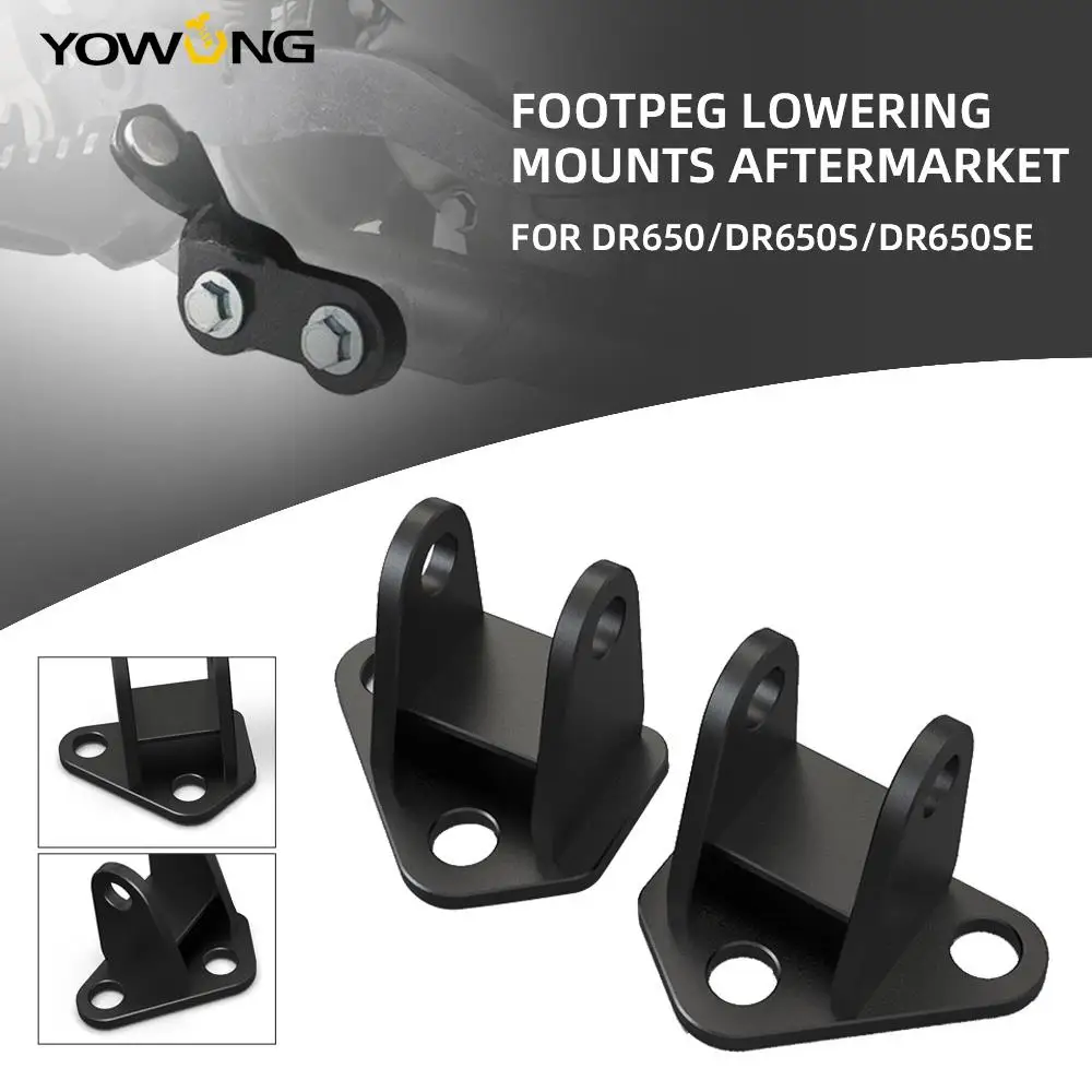 FOR SUZUKI DR650 DR650S DR650SE DR 650 S SE 1996-2023 2022 2021 2020 2019 2018 Motorcycle Footpeg Lowering Mounts Aftermarket