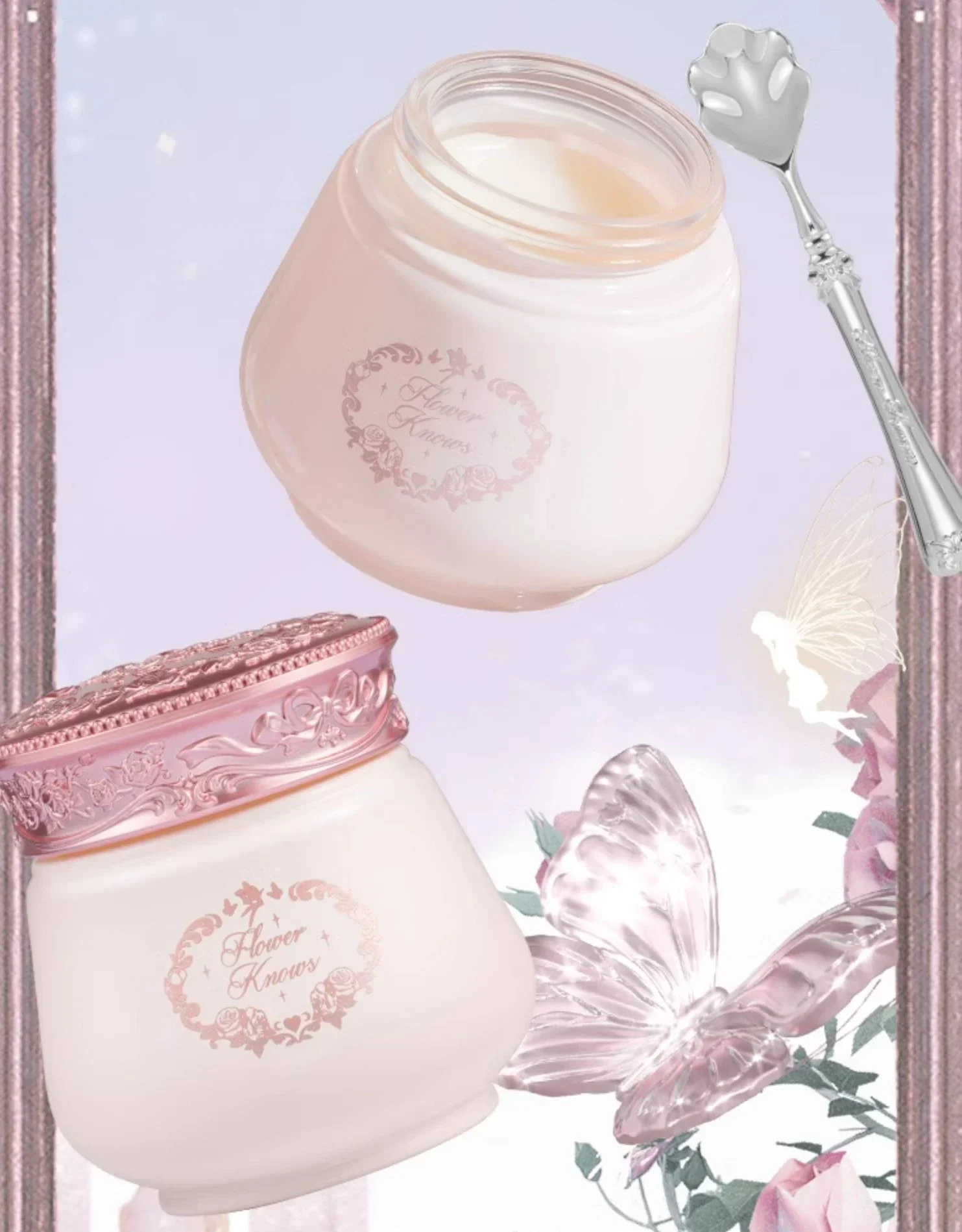 Flower Knows Midsummer Fairytales Series Cleansing Balm Eye, Lip and Face Cleansing Gentle Non-irritating Cleansing Milk