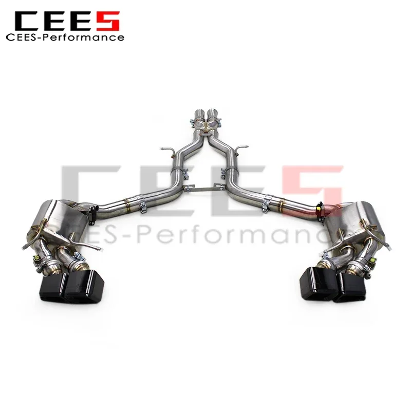 cees Stainless Steel Catback Exhaust Pipe for Mercedes-Benz C63 AMG W204 6.2L 2011-2015 Racing Catback Exhaust System