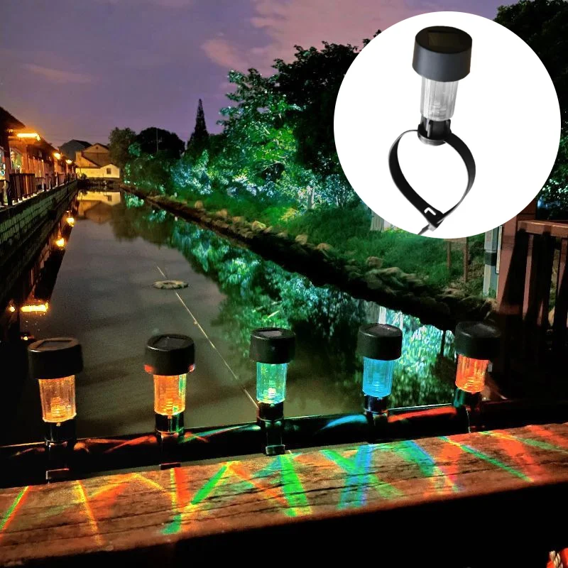 

8 шт. солнечный светильник для бассейна, водонепроницаемый светодиодный ночной надземный забор для бассейна, украшение для открытого сада, светильники для бассейна, поставки