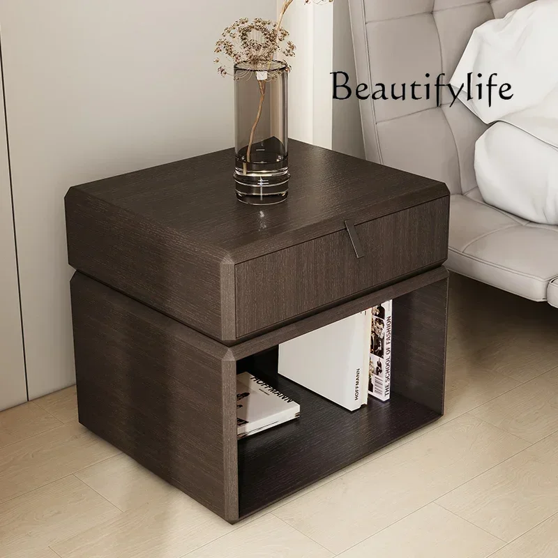 N Light luxury bedroom bedside cabinet creative three pumping locker sofa edge few