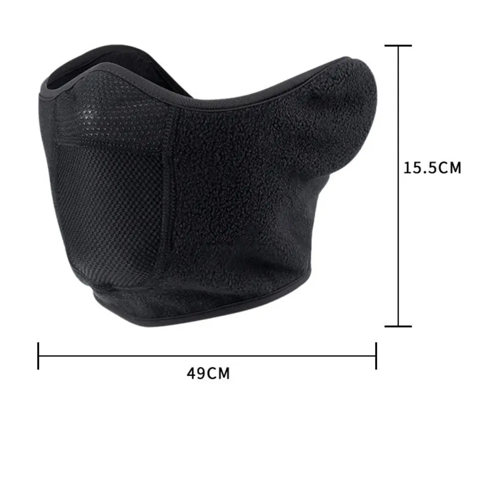 Cycling Sport Cold Weather Neck Warmer Ear Cover Fleece Thermal Scarf Mask Face Bandana