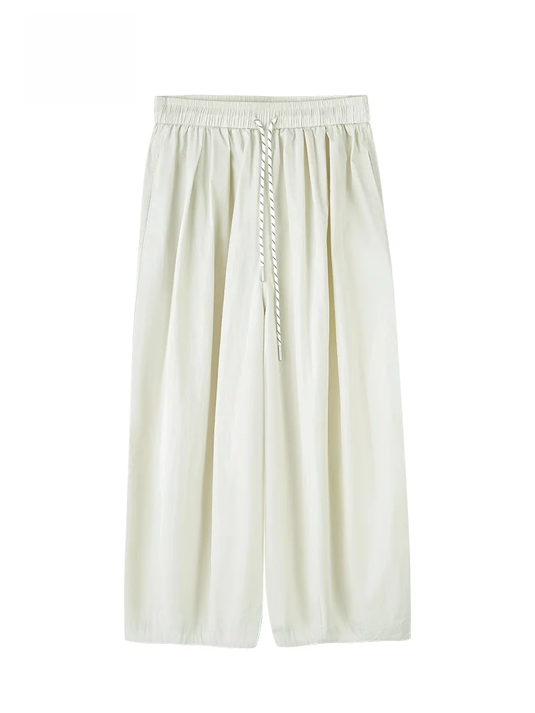 

GOFAR High Waist Straight Leg Casual Pants Women's Summer New Sle Slimming Drapey Harlan Pants Casual Trousers