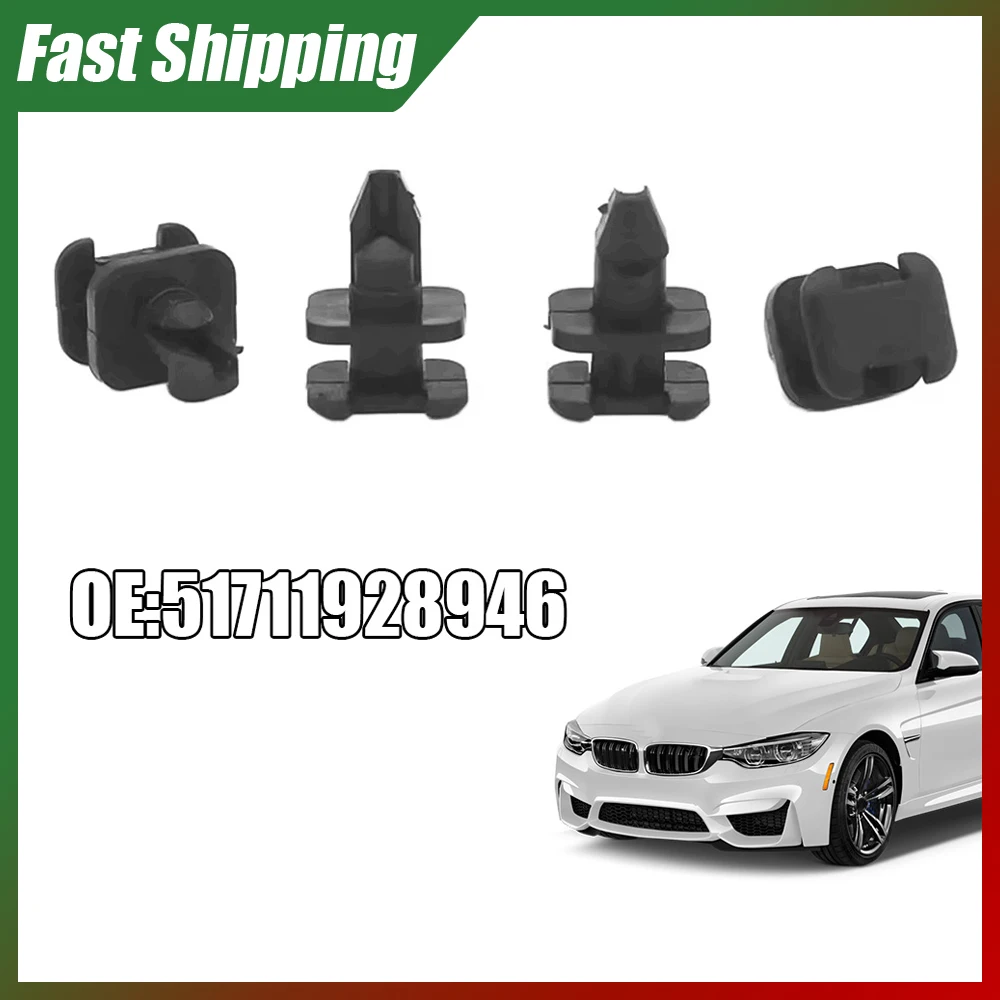 10pcs Car Front Air Intake Retainer Clips Car Windscreen Cowl Trim Fasteners Screw Car Accessories for BMW 5 7 Series E32 E34 Z1