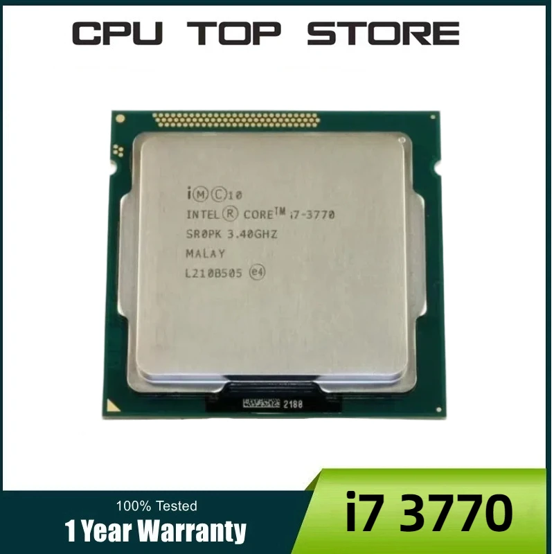 Intel Core CPU i7 3770 3.4GHz SR0PK Quad-Core LGA 1155 Processor
