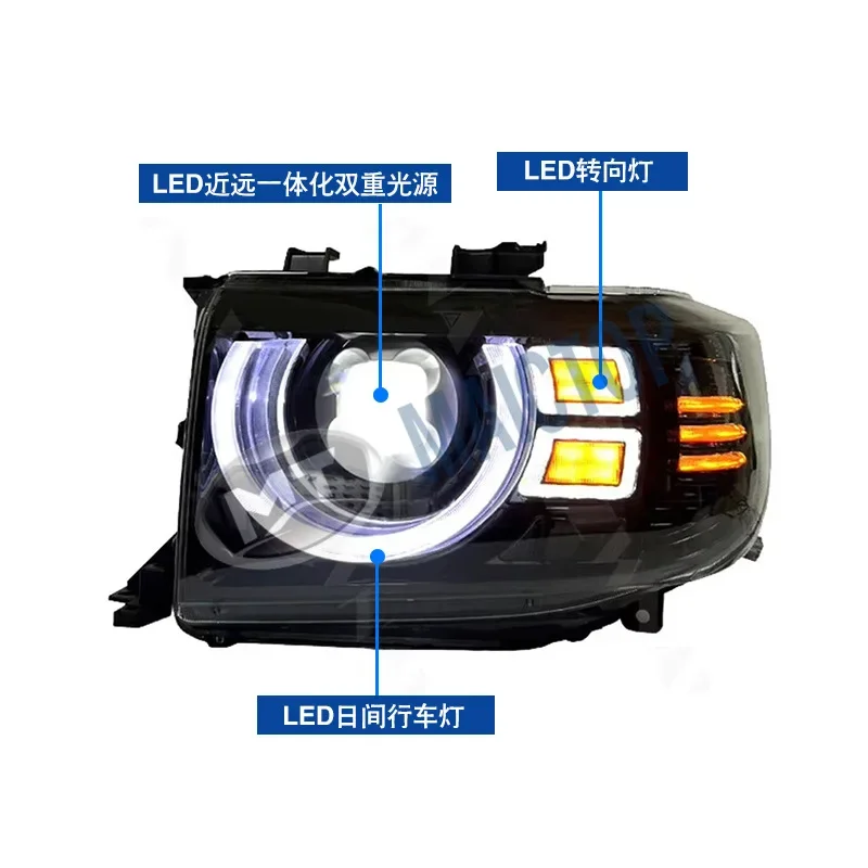 Suitable for 03-23 years LC71 LC76 lights, changed to LED Land Rover Lc79 lc78 headlight assembly