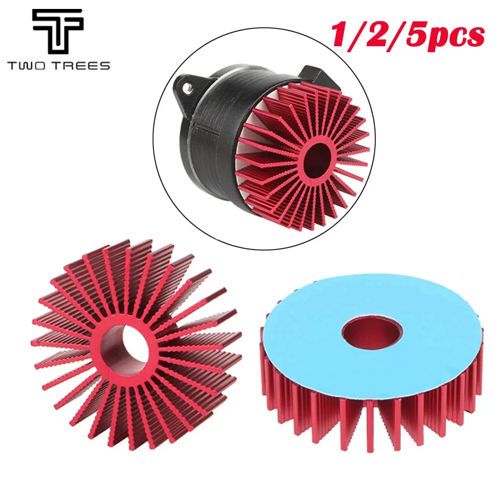 5pcs/2pcs/1pcs Heat sink for 36 Round Motor Aluminium Red Heat Dissipation Cooling Heat Sink For Voron 1.0 2.4 3D Printer part