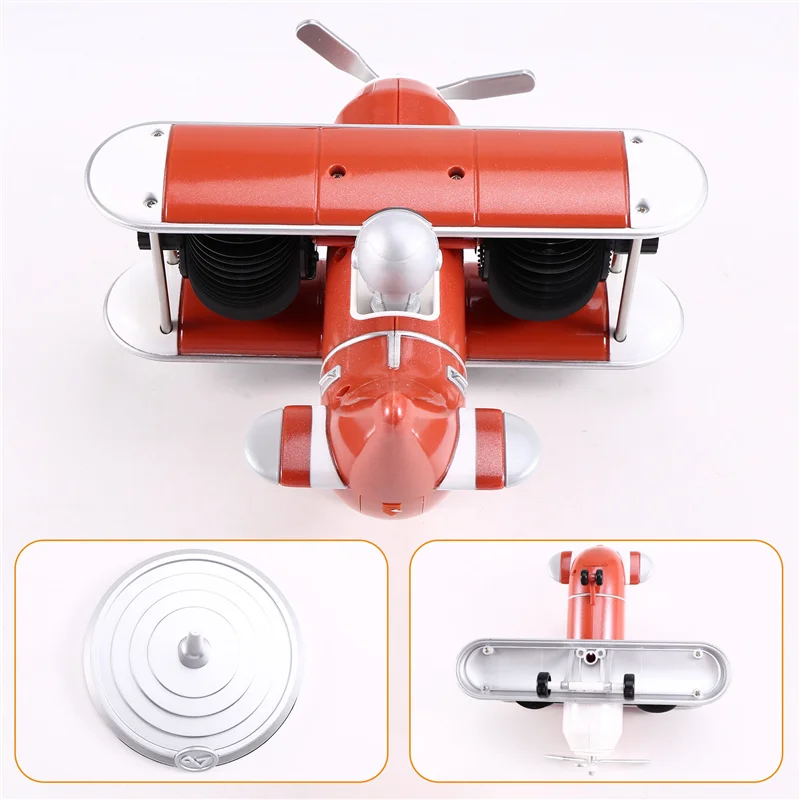

Retro Turnover Desk Clock, 24-Hour Automatic Mechanical Turnover, Stainless Steel, Suitable For Home And Office.-AT64