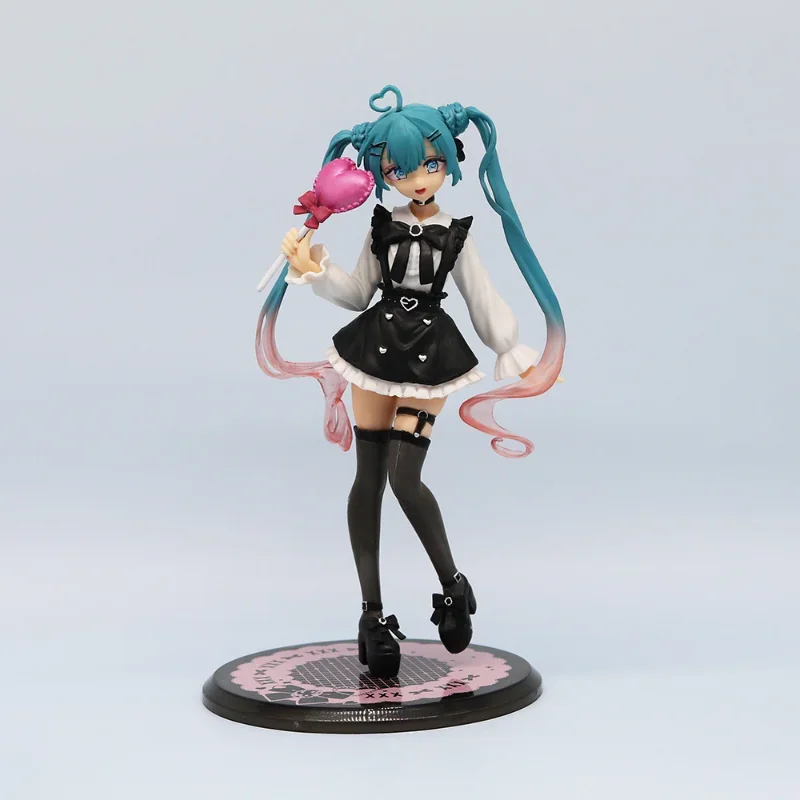 18cm Sexy Girl Hatsune Miku Anime Figure Kawaii Subclture Miku Action Figure Room Decorations PVC Collection Model Doll Toys