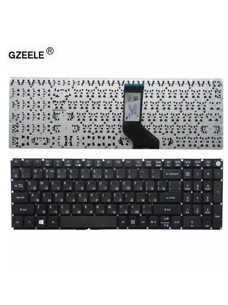 Nowa klawiatura do laptopa RU dla Acer Aspire E5-523G E5-553 E5-553G E5-575 E5-575G E5-575TG E5-523 rosyjski bez ramki — zdjęcie 2
