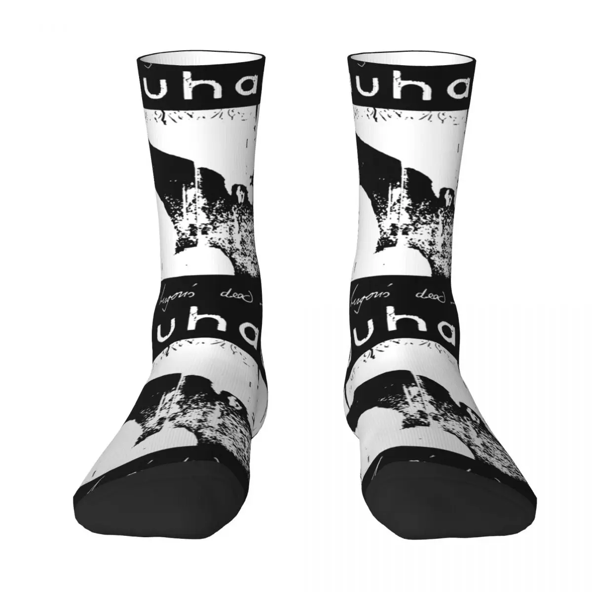 Men Women Bauhaus Bat Wings Bela Lugosi\'s Dead Socks Breathable Stylish Punk Band Socks Small Gifts