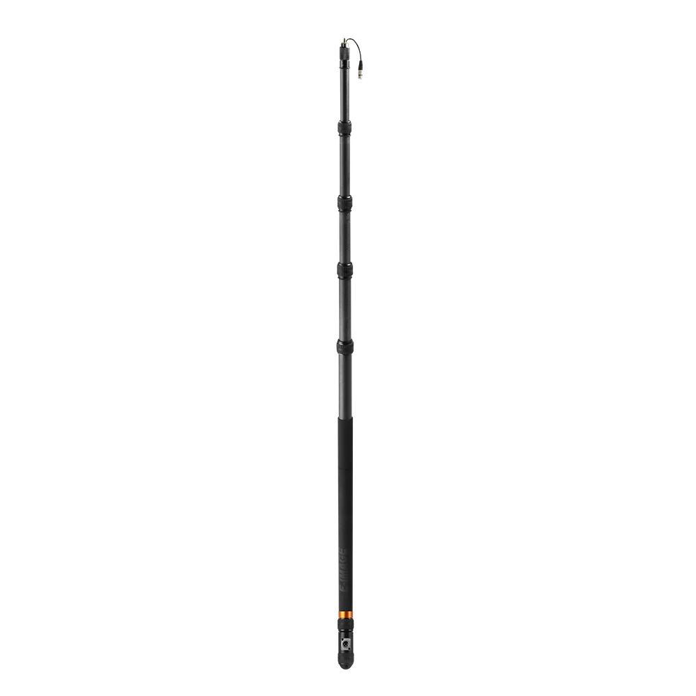 

E-IMAGE BC16P 500cm Carbon Fiber Telescoping Boompole With Internal Cable & XLR Base
