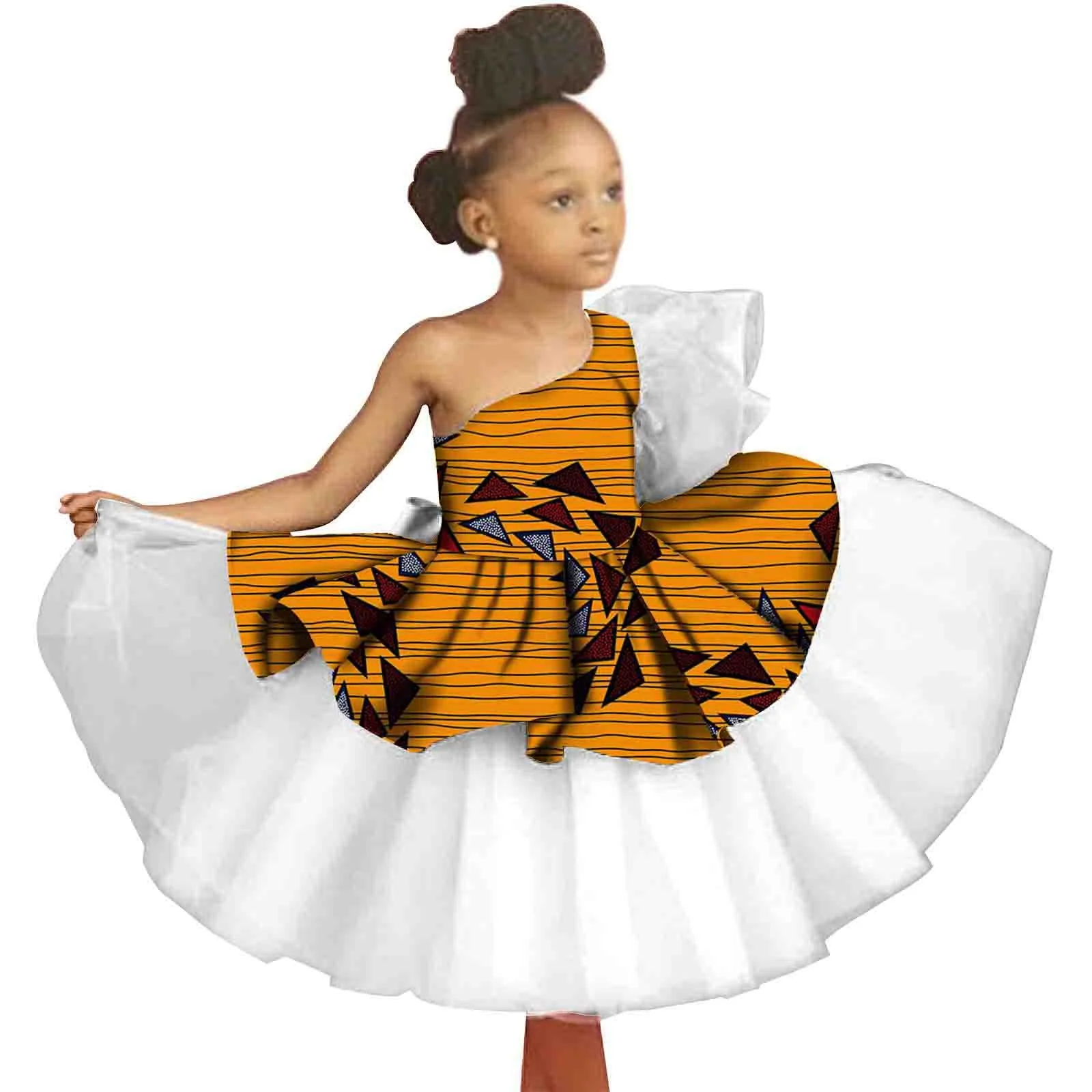 One Shoulder Cocktail Party Dresses Tiered Mini Birthday Dress For African Women Black Girls Wedding Guest Gowns