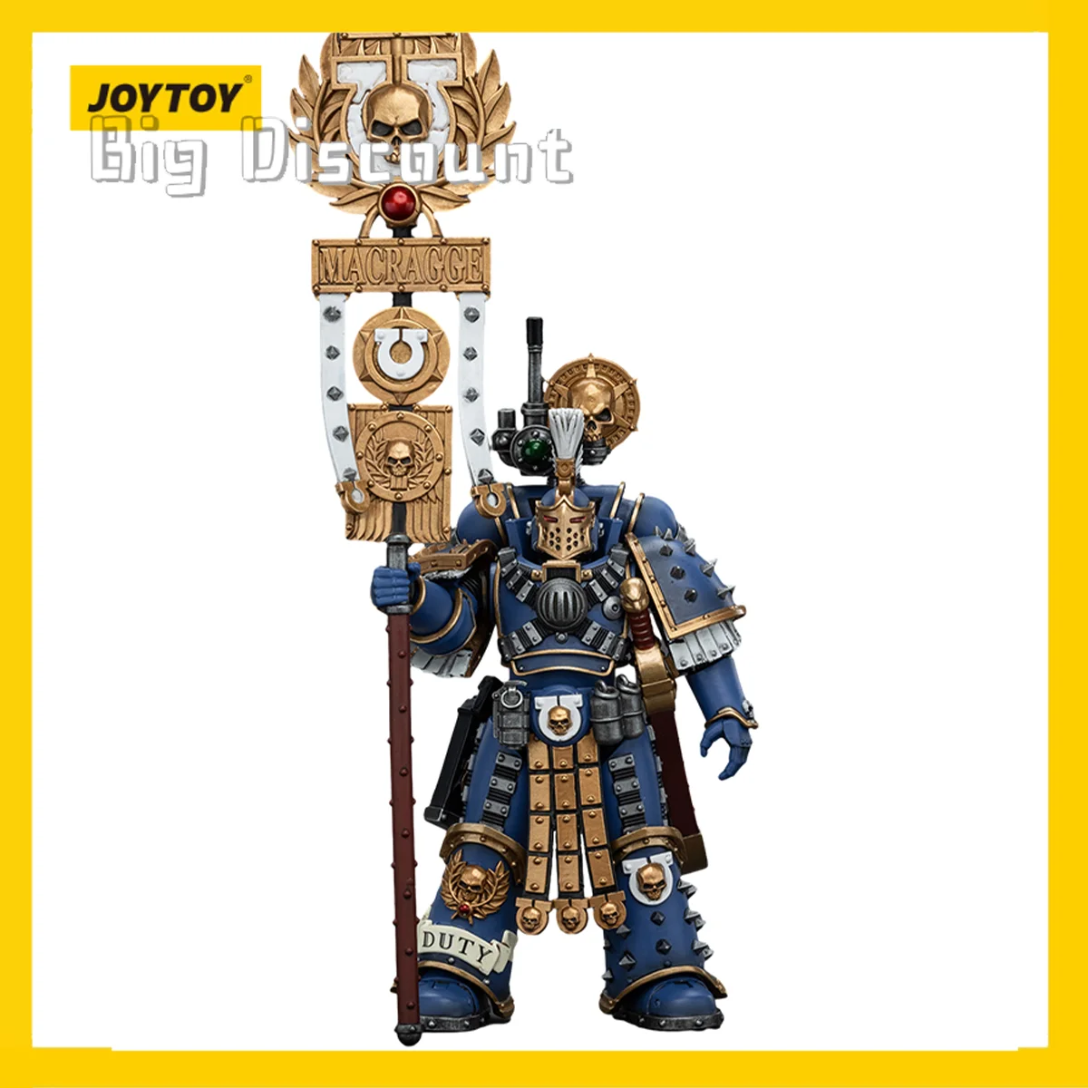 

[Pre-order] JOYTOY 1/18 Warhammer 30K Action Figure Ultramarines Remus Ventanus Model