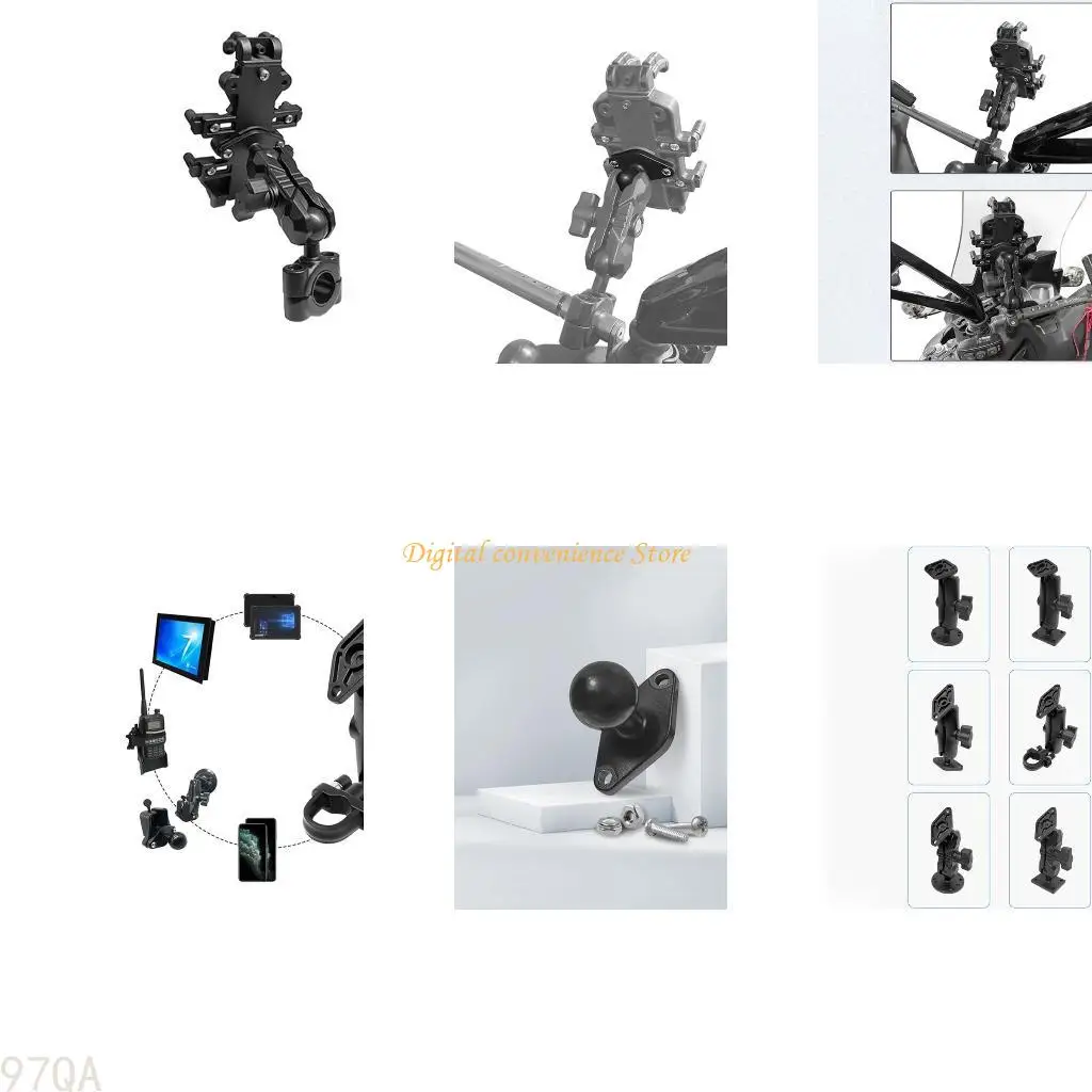 

97QA Универсальное горечное основание 1 Алюминиевые рамные кронштейны с бриллиантовым креплением.