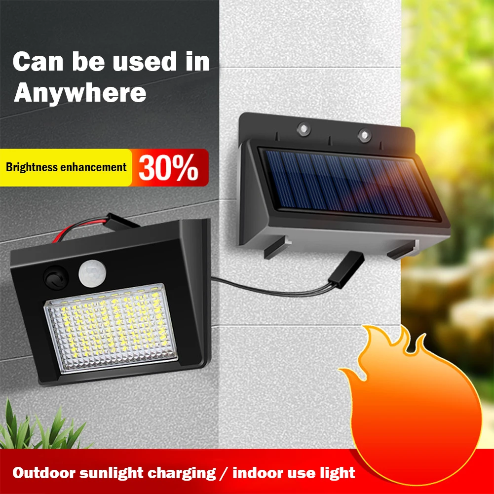 32LED/48LED Outdoor Garden Spotlight 1200mAh Wall Lamp IP65 Waterproof Solar Wall Lights Long Endurance Fence Street Lighting