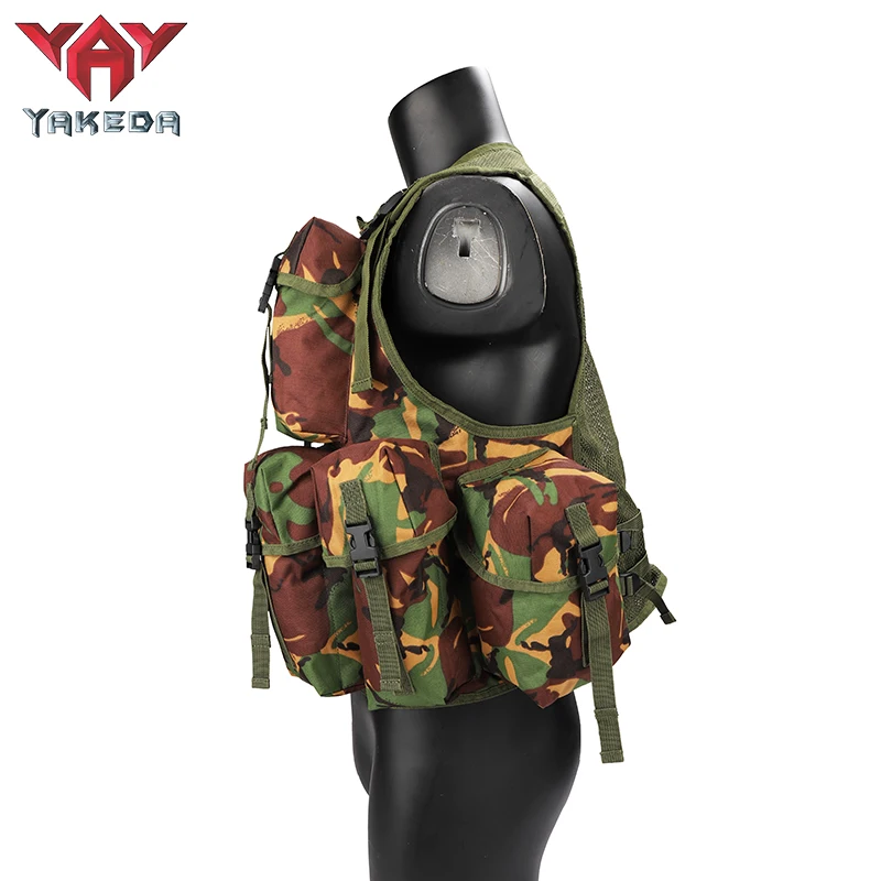 Tactical Vest Gear Woodland Digital Camouflage Plate Carrier Mesh Gilet Training Chest Rig Tactical Vest view 4
