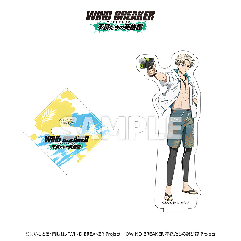 WIND BREAKER Furyou-tachi no Yuutsutan 15cm Acrylic Standee Kaji Ren Sofu Hayato Anime Merch Desk Ornament Gift keychain