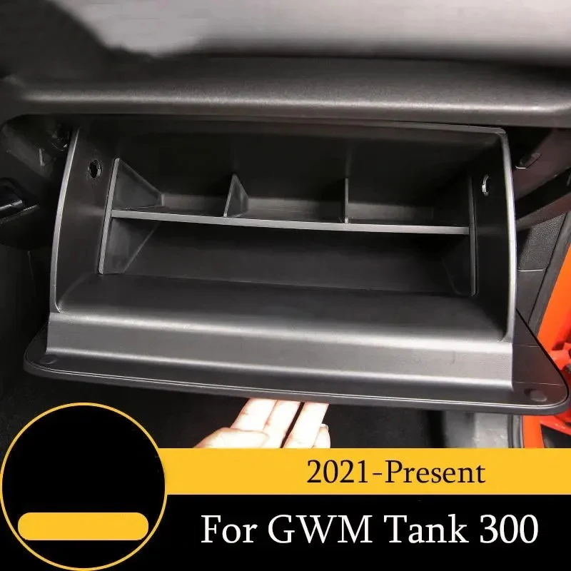 

For Great Wall WEY Tank 300 2024 Co-driver Glove Box Storage Partition TANK Sundry Storage Box Interior Modification Accessories