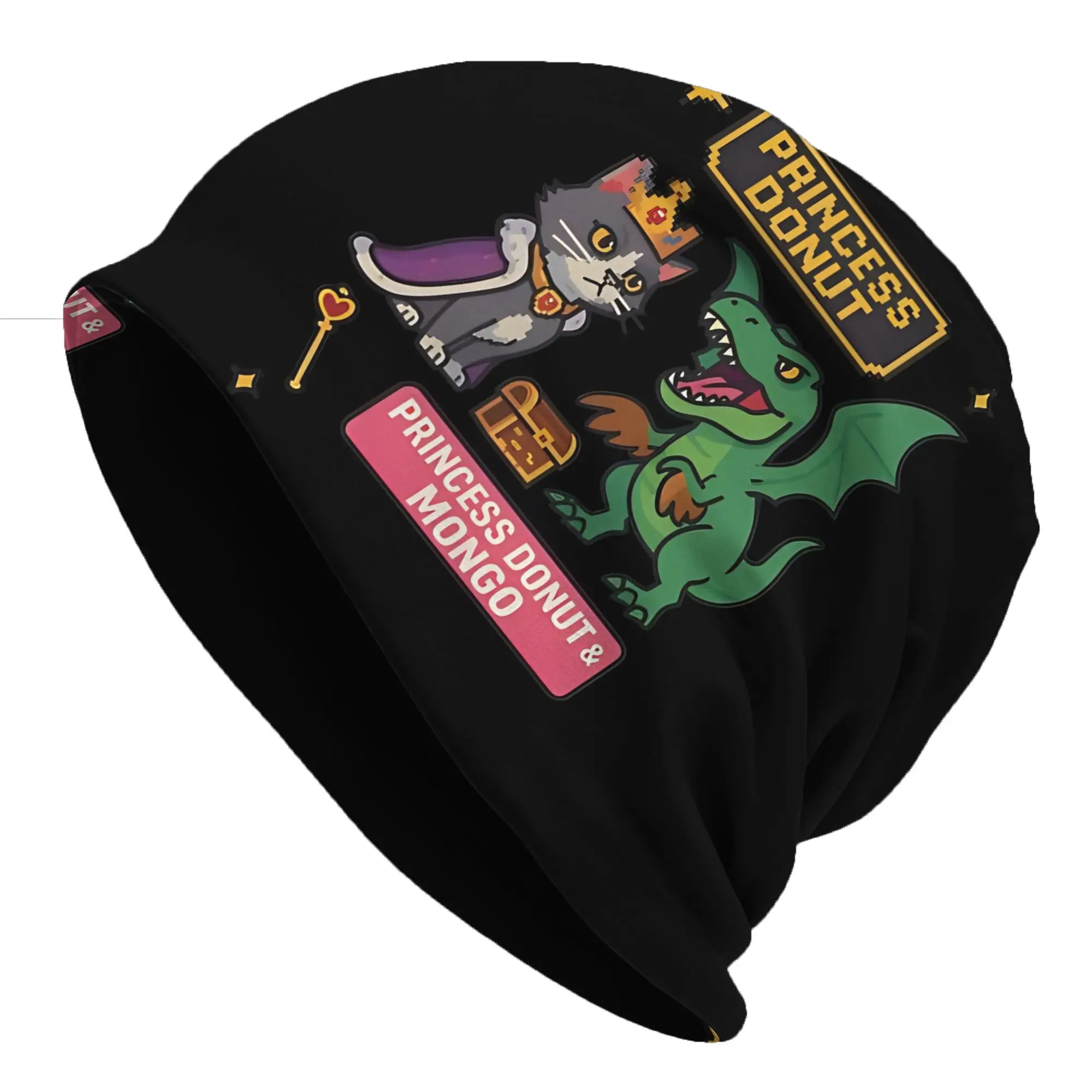 Dungeon Crawler Carl Princess Donut Hat Autumn Caps Men Women  Skullies Beanies Ski Caps Soft Bonnet Hats