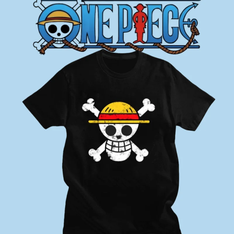 

Цельная мужская футболка Monkey D. Luffy, японское аниме, новинка лета 2024, мужская и женская футболка из высококачественного хлопка с короткими рукавами