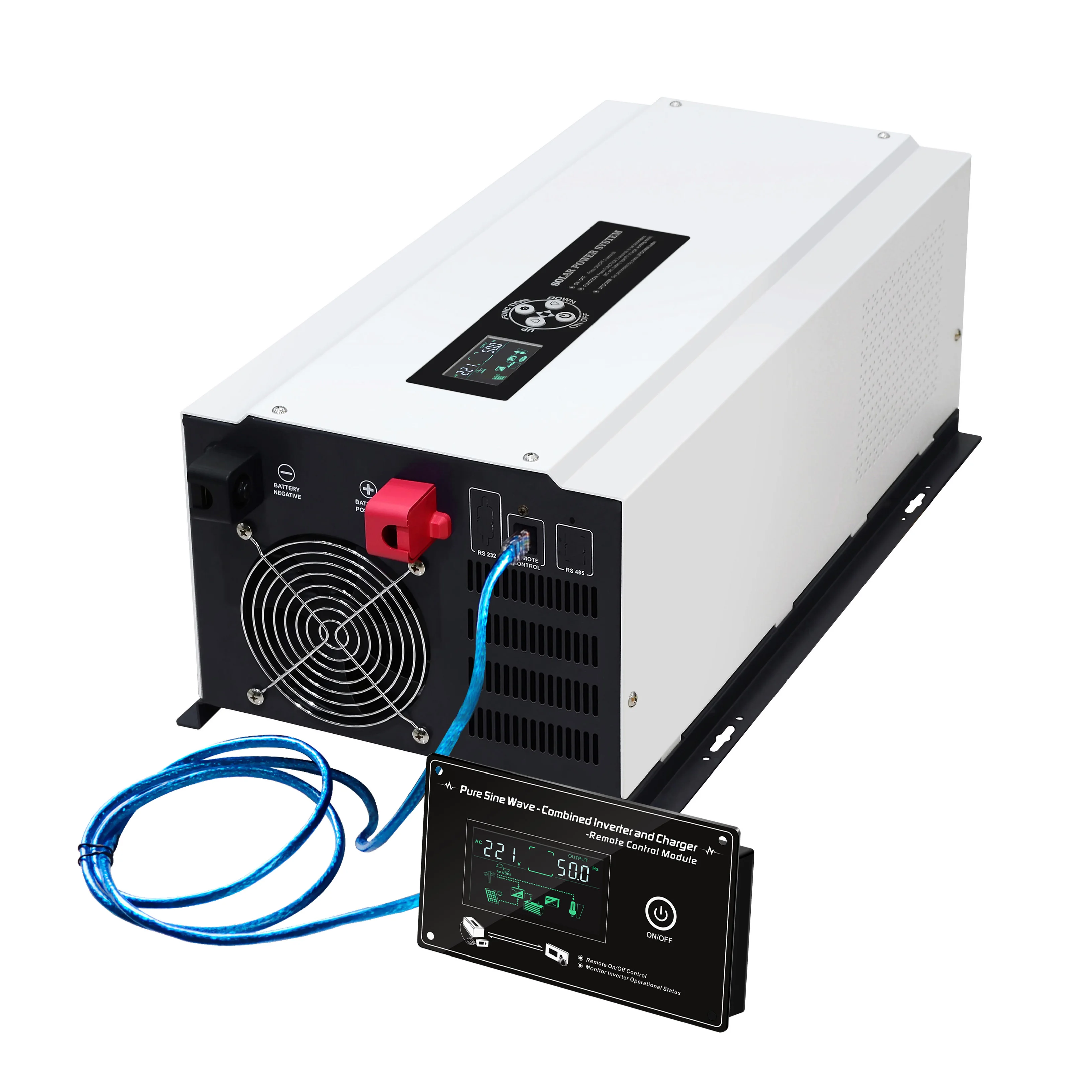 5000W Off-Grid Solar Inverter Single Phase 60Hz WiFi LCD For Home Lithium