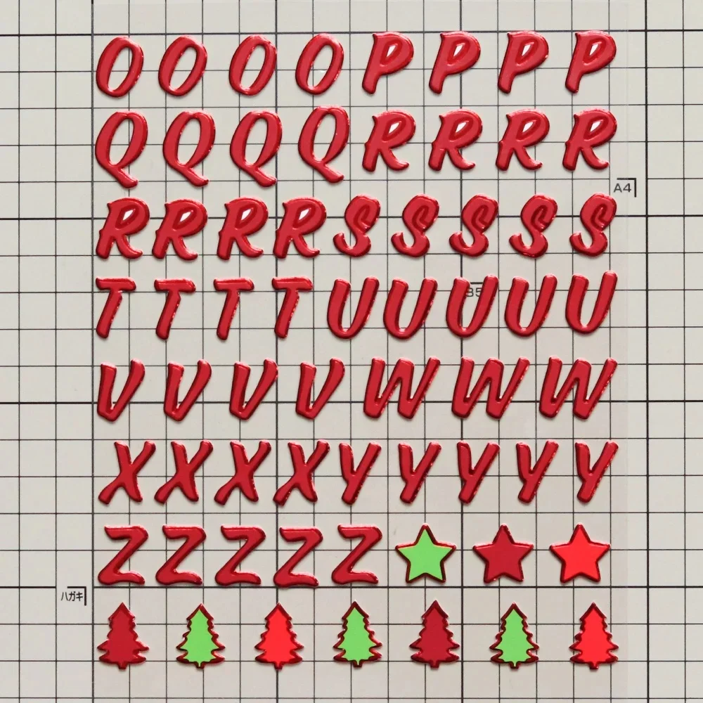 Creative Path Alphabet-Aufkleber mit englischen Buchstaben, selbstklebende goldene Scrapbooking-Deko-Aufkleber für die Kartenherstellung, Planer, Journaling – Detail 27