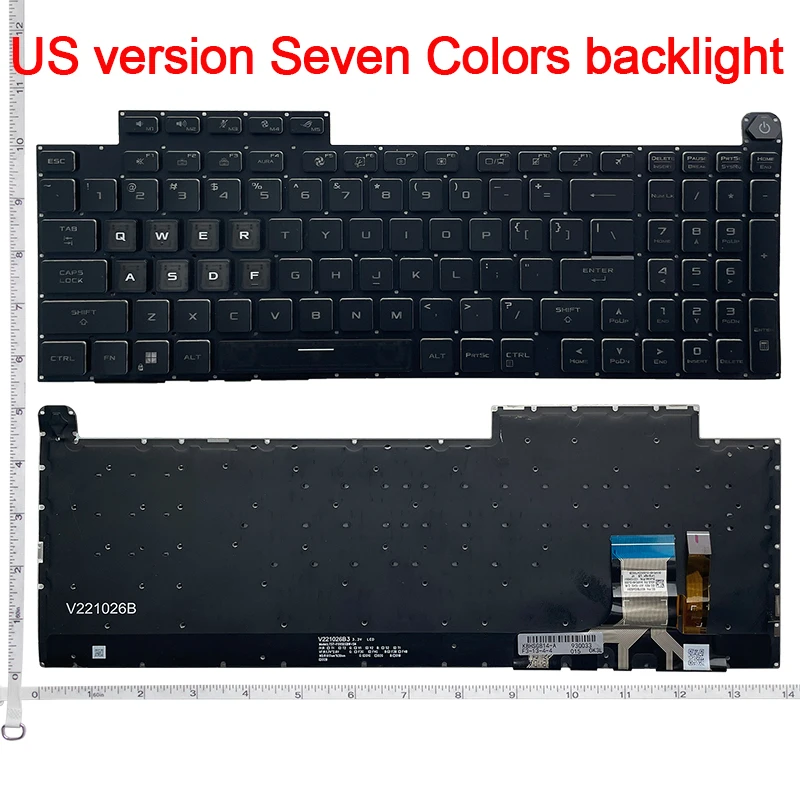 US Laptop Keyboard For ASUS ROG G814 G814JI G814JZR G814JZ G814JV-N6024 G834 G834JY G834JZ G834J G834JZR RGB Backlit