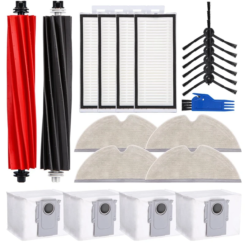 

Parts Set For Roborock Q8 Max+/Q8 Max/Q5 Pro+/Q5 Pro Robot Vacuum Cleaner,Main Brushe,HEPA Filters,Wipes,Side Brushe
