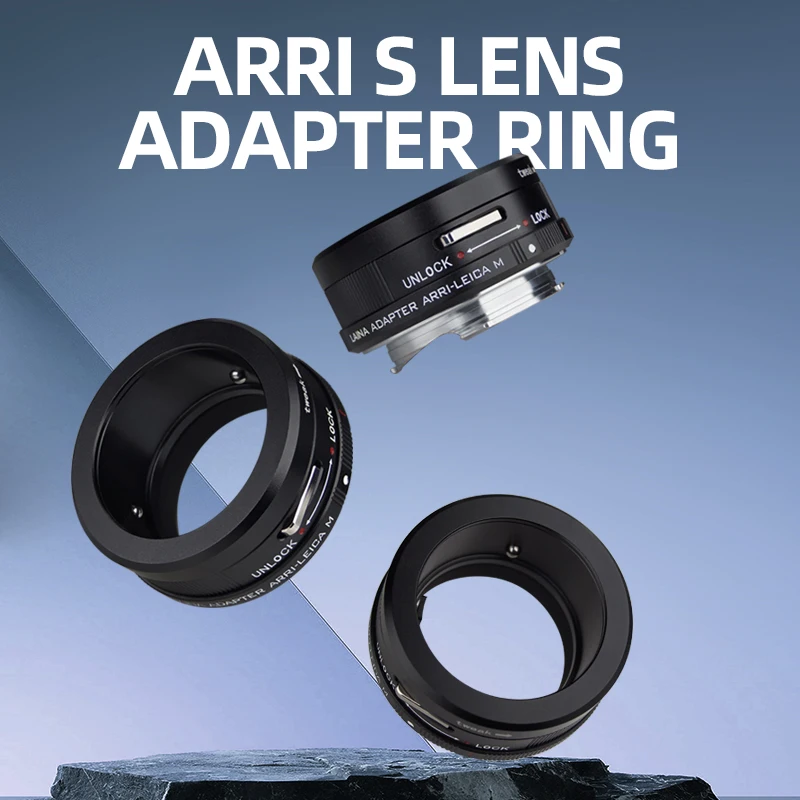 Adaptador de Lente LENNAI para ARRI S a Leica M, Anillo Adaptador de Lente de Cine Compatible con Voigtlander, Techart LM-EA7 para Cámaras M10 M11
