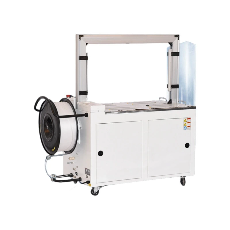 Durable Fully Automatic PP Strapping Machine Durable High Workbench Packaging for Food Industrial Factory Wrapping With Belt