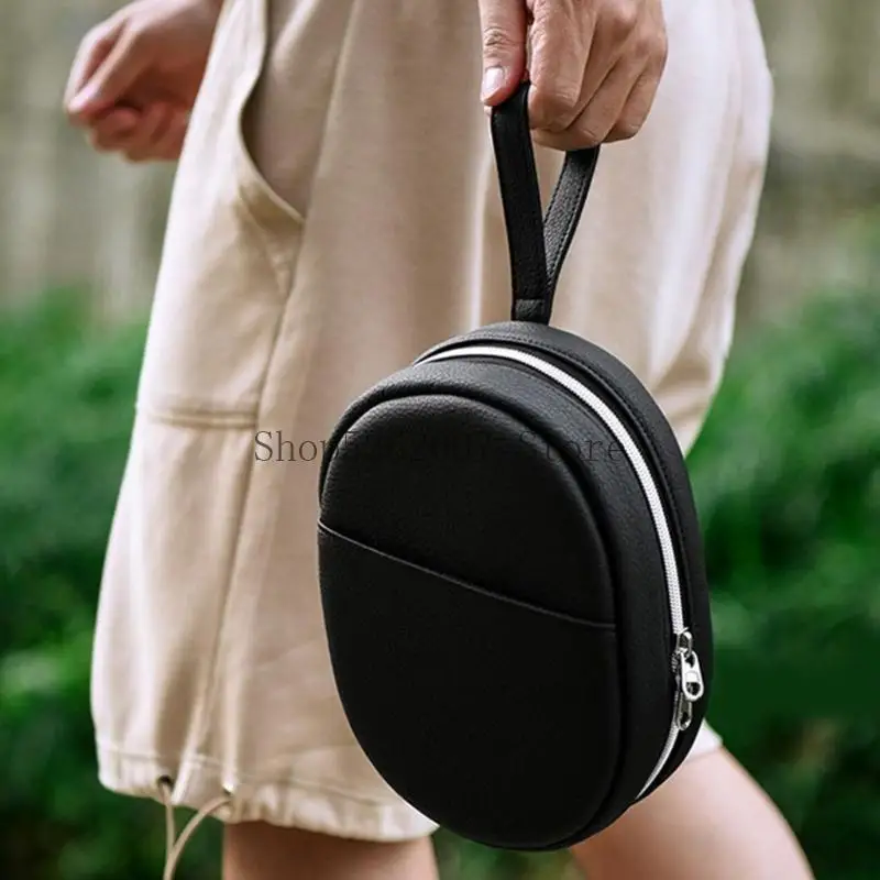 Suporte fone ouvido compacta com armazenamento à prova trituramento bolso para QC45 40JB