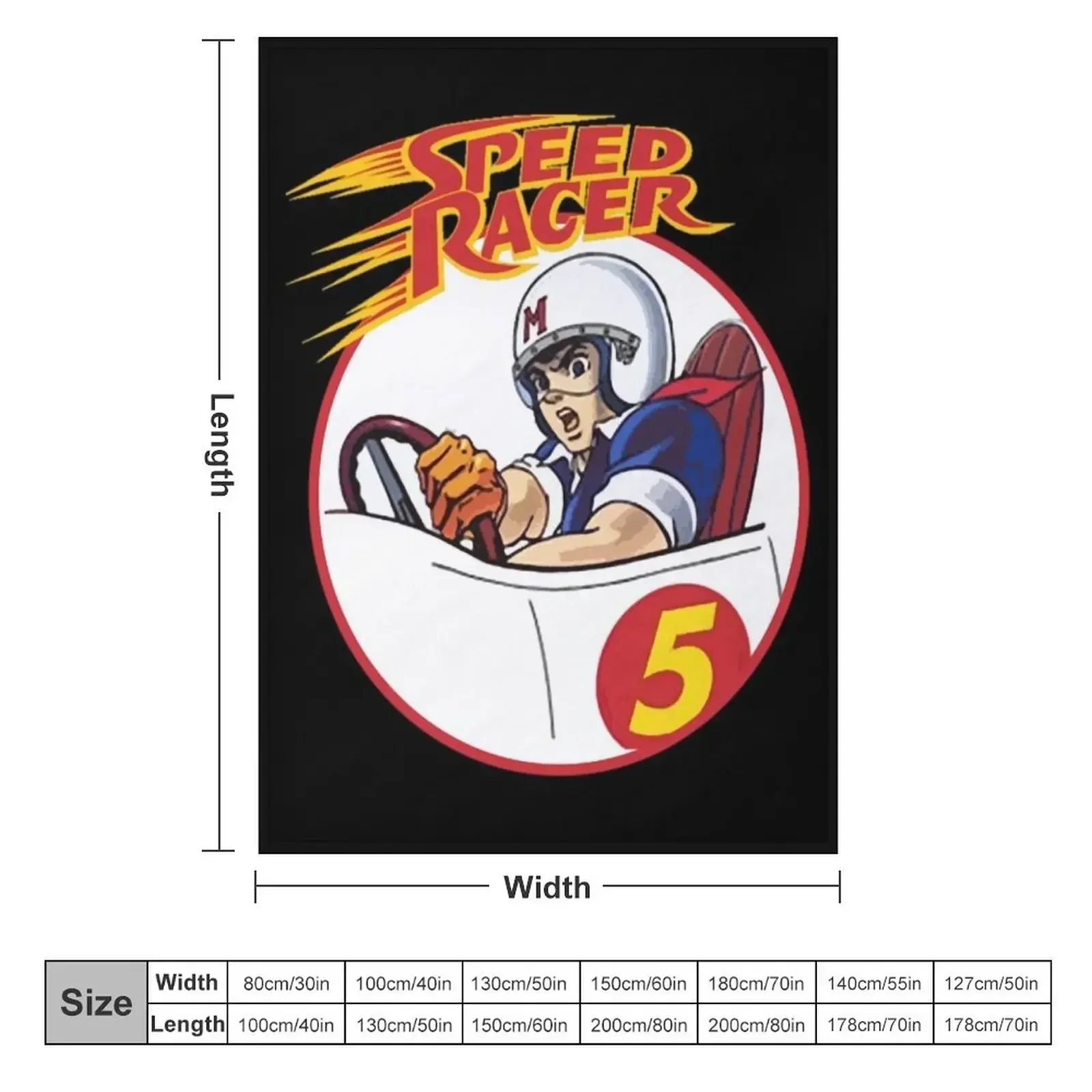 Speed Racer Throw Blanket Giant Sofa Hair Blankets