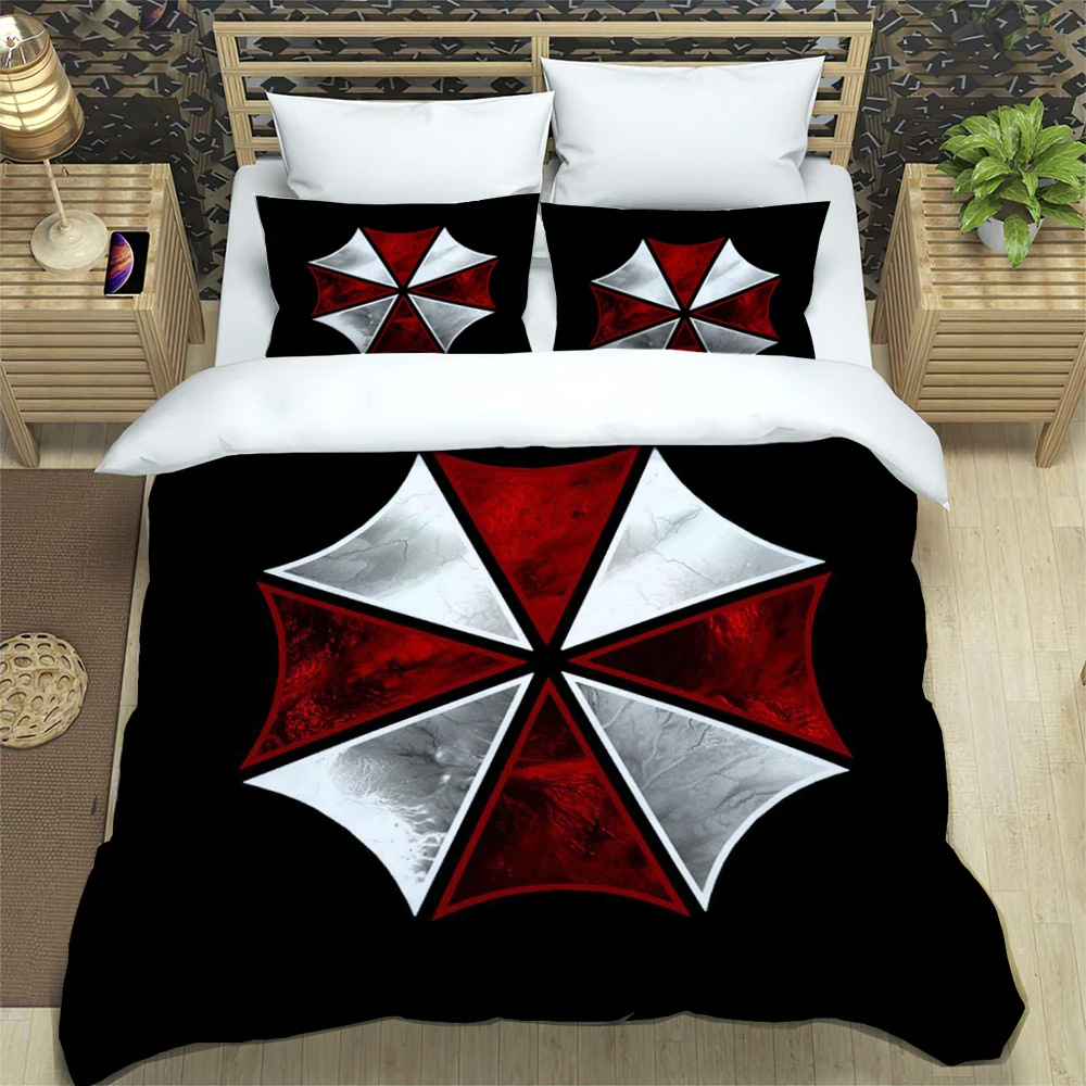 P-Protective umbrella bedding three-piece set single double bed adult children bedroom duvet children gift