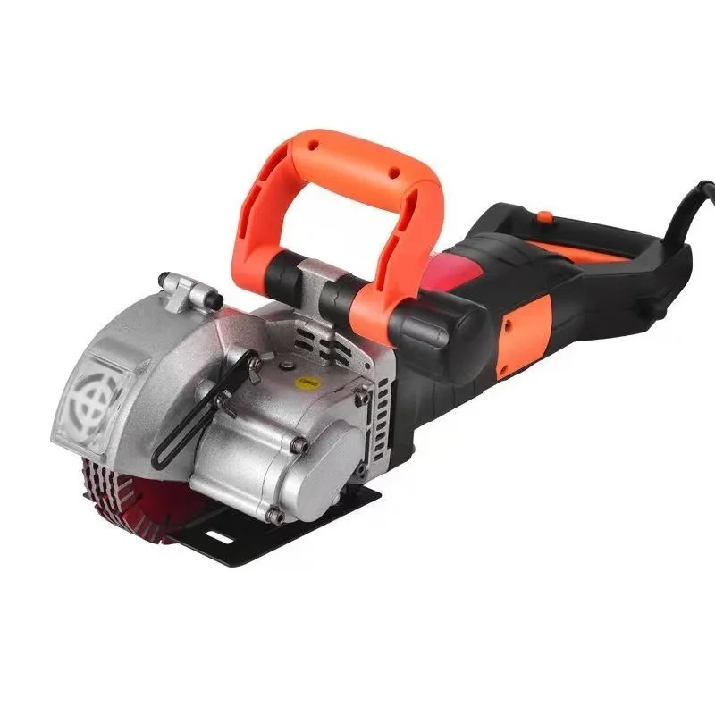 Dust Free One Step Wall Groover Portable Concrete Cutter Water Electric Pipeline Installation Construction Renovation Tool