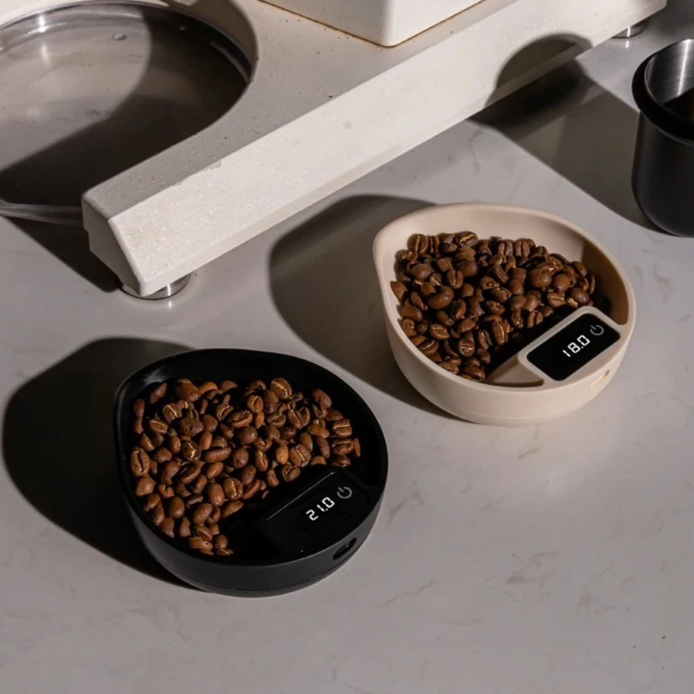 Mini Coffee Scale 0.1g Accurate Digital Scale Espresso Bean Tray LED High Precision